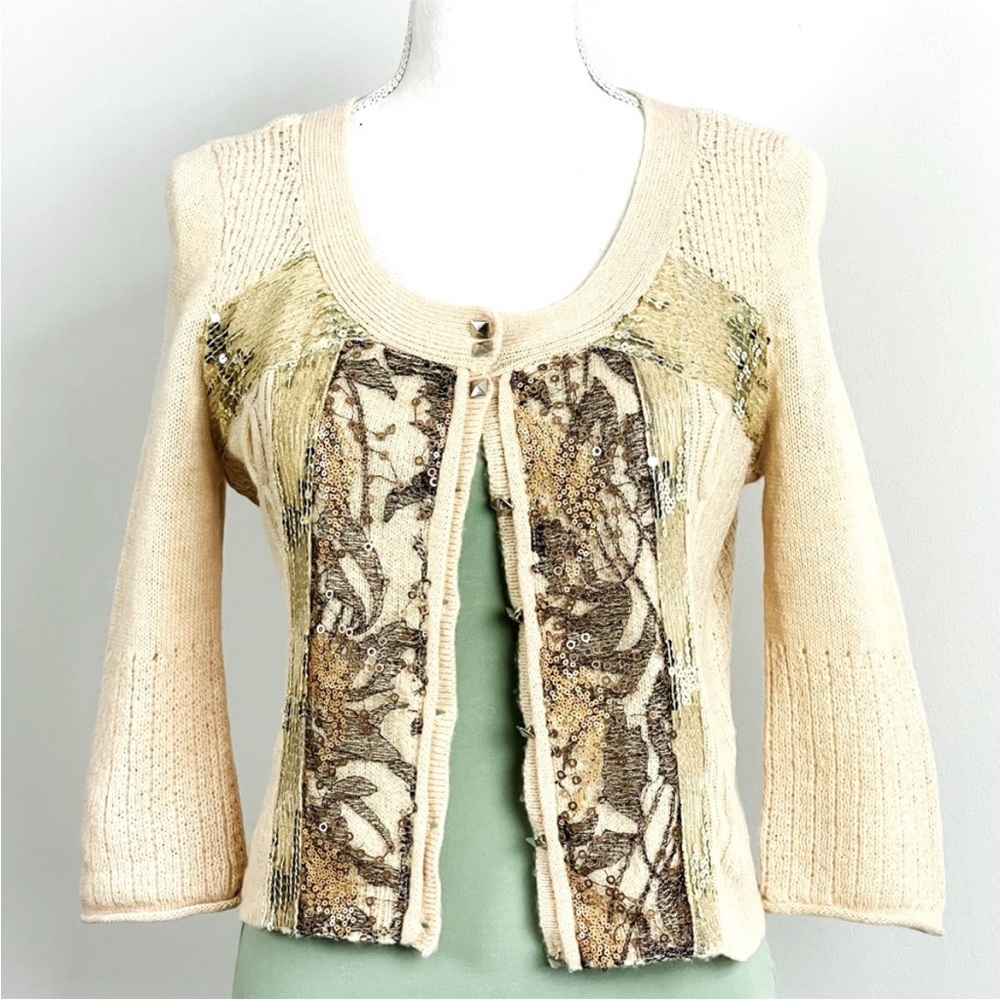 SOLD Free People Cream Knit Cardigan Sweater